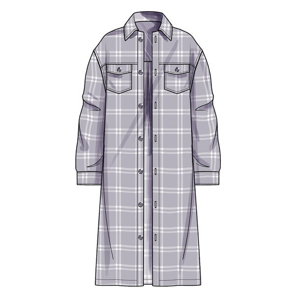 Simplicity Sewing Pattern S9388 Unisex Shirt Jackets