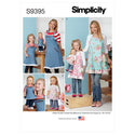 Simplicity Sewing Pattern S9395 Aprons for Misses', Children and 18" Doll