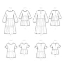 Simplicity Sewing Pattern S9454 Children's and Misses' Dress and Top