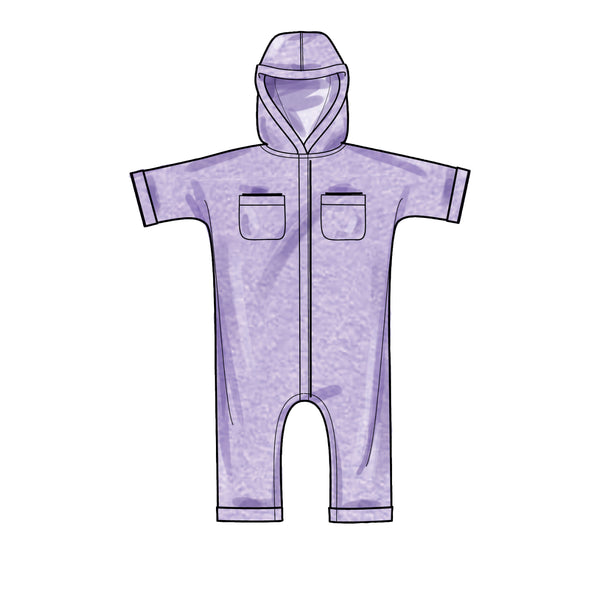 Simplicity Sewing Pattern S9459 Babies' Bodysuit, Jumpsuit, Trousers and Blanket