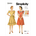 Simplicity Sewing Pattern S9464 Misses' 1940s Vintage Dress