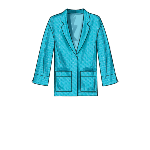 Simplicity Sewing Pattern S9468 Misses' Easy Unlined Jacket