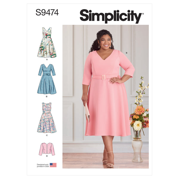 Simplicity Sewing Pattern S9474 Women's Dresses and Jacket