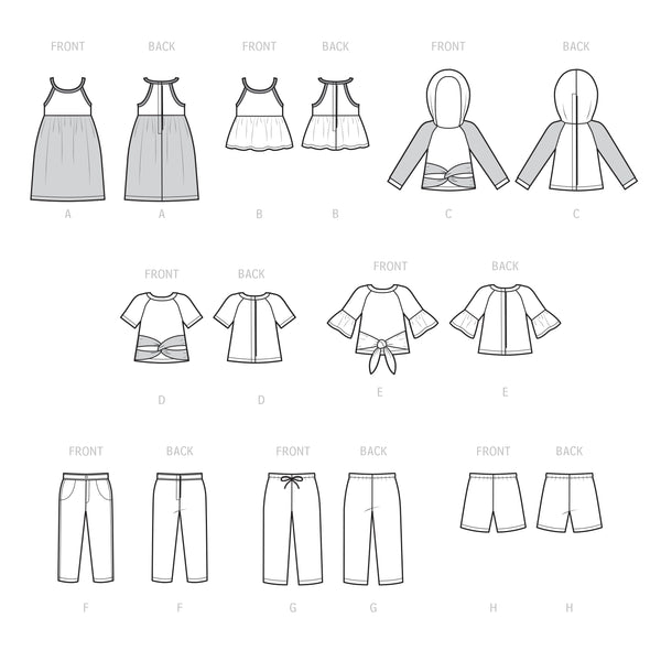 Simplicity Sewing Pattern S9499 18" DOLL CLOTHES