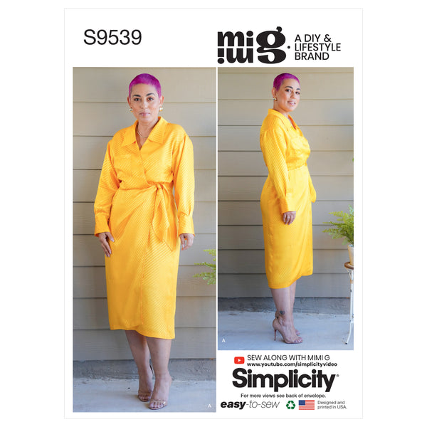 Simplicity Sewing Pattern S9539 MISSES' DRESS