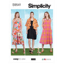 Simplicity Sewing Pattern S9541 MISSES' JUMPSUITS, DRESS AND JACKET
