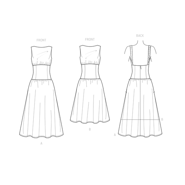 Simplicity Sewing Pattern S9543 MISSES' DRESSES