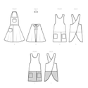 Simplicity Sewing Pattern S9564 MISSES' APRONS