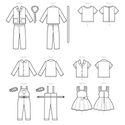 Simplicity Sewing Pattern S9567 18" DOLL CLOTHES