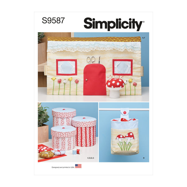 Simplicity Sewing Pattern S9587 SEWING ROOM ACCESSORIES