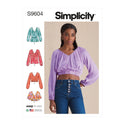 Simplicity Sewing Pattern S9604 MISSES' BLOUSES