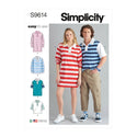Simplicity Sewing Pattern S9614 TEENS', MISSES' AND MEN'S SHIRTS