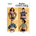 Simplicity Sewing Pattern S9627 MISSES' COSTUME TOPS BY ANDREA SCHEWE DESIGNS