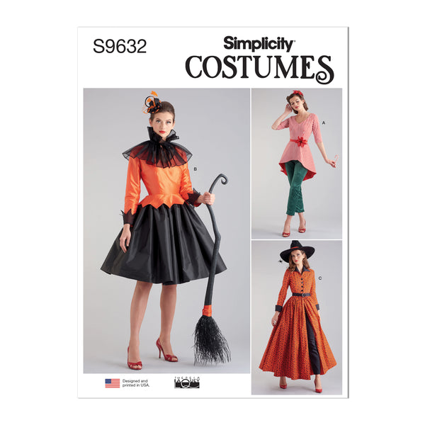 Simplicity Sewing Pattern S9632 MISSES' COSTUMES BY THERESA LAQUEY