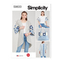 Simplicity Sewing Pattern S9633 MISSES' CROCHET AND SEW TOP, JACKET AND BAG