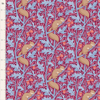 Buy squirreldream-hibiscus Tilda Fabrics : 100% Cotton Quilting Hibernation Prints 2023 Collection
