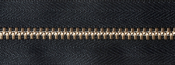 YKK Brass Jeans Zip: 18cm