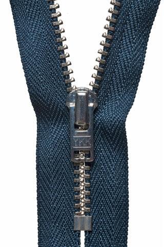 Buy dark-navy YKK Metal Trouser Zip: 15cm