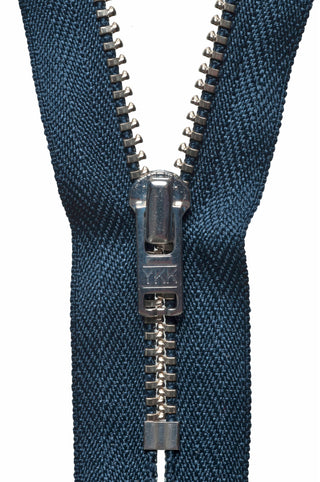 Buy dark-navy YKK Metal Trouser Zip: 18cm