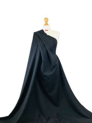 Buy black Scuba Jersey 4 Way Stretch Fabric