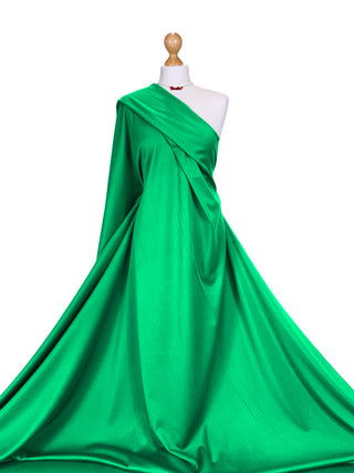 Buy emerald Ponte Roma Stretch Jersey Fabric