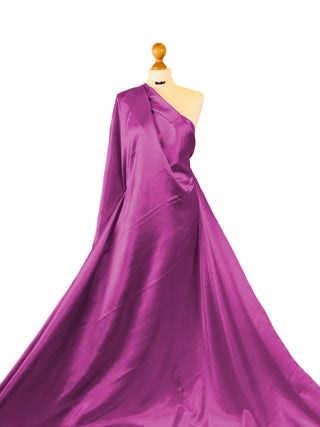 Buy orchid-purple Polyester Satin Fabric
