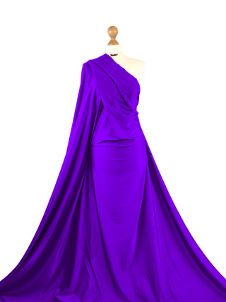 Buy purple Shiny Swimwear 4 Way Stretch Fabric