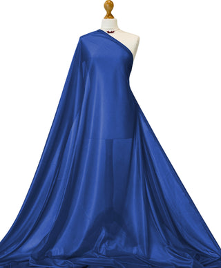 Buy royal-blue Charmeuse 2 Way Stretch Lining Fabric