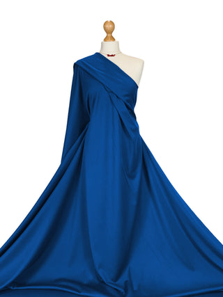 Buy royal-blue Ponte Roma Stretch Jersey Fabric