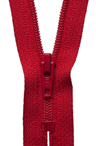 Buy red YKK Nylon Dress and Skirt Zip: 18cm