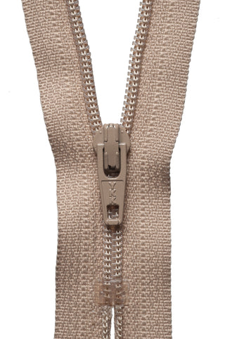 Buy fawn YKK Nylon Dress and Skirt Zip: 18cm