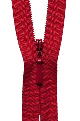 Buy red YKK Concealed Zip: 23cm