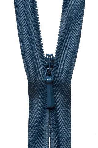 Buy dark-navy YKK Concealed Zip: 56cm