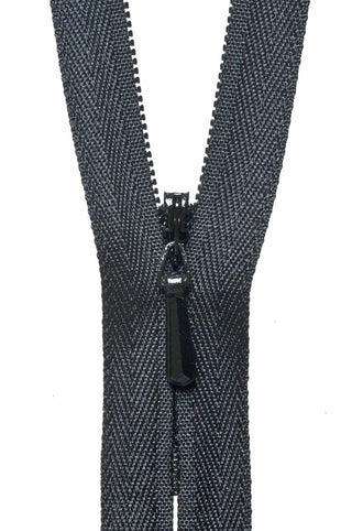 Buy black YKK Concealed Zip: 23cm