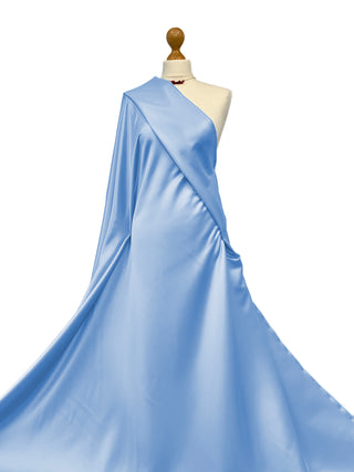 Buy baby-blue Duchess Satin Fabric