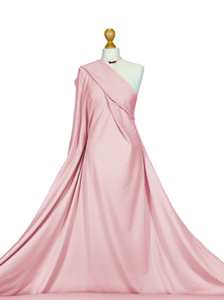 Buy baby-pink Ponte Roma Stretch Jersey Fabric