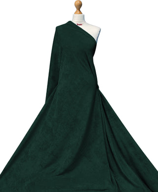 Buy bottle-green Corduroy Stretch Fabric ( 15 Wale )