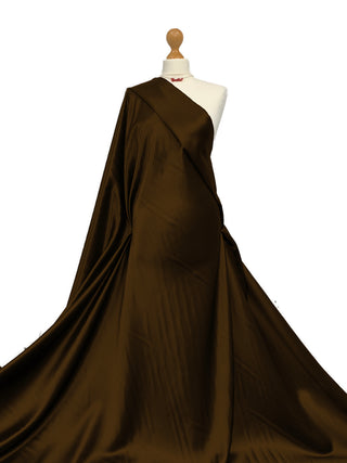 Buy brown Duchess Satin Fabric