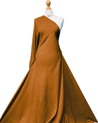 Buy terracotta Linen Blend Fabric