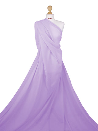 Buy lilac Chiffon Sheer Fabric
