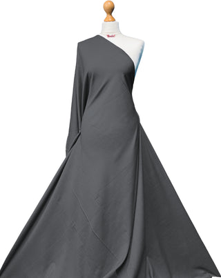 Buy dark-grey Linen Blend Fabric