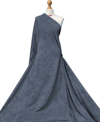 Buy dark-petrol-blue Corduroy Stretch Fabric ( 15 Wale )