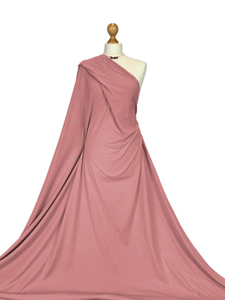 Buy dusty-pink Cotton Elastane 4 Way Stretch Jersey Fabric