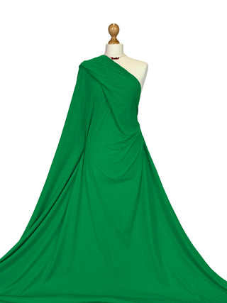 Buy emerald Cotton Elastane 4 Way Stretch Jersey Fabric