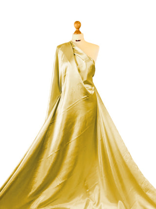 Buy gold Polyester Satin Fabric