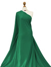 Emerald Green Heavy stretch satin fabric