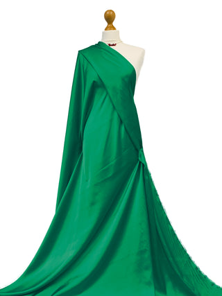Buy jade-green Silky Satin Fabric