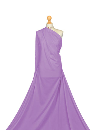 Buy lilac Cotton Elastane 4 Way Stretch Jersey Fabric