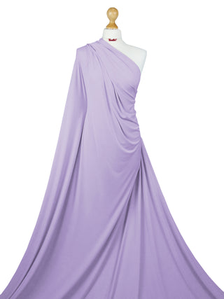 Buy lilac Soft Touch Jersey 4 Way Stretch Fabric