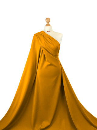 Buy mustard Scuba Jersey 4 Way Stretch Fabric